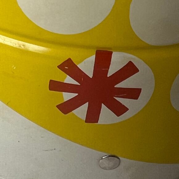 Vintage Mid Century Atomic Tin Metal Painted Flour Sifter Androck USA MCM - Picture 10 of 11